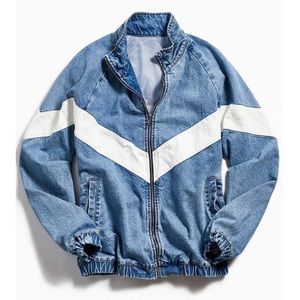 BDG Meadowland Denim Track Jacket
